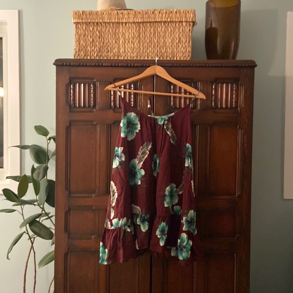 Swimsuit coverup, fun print
